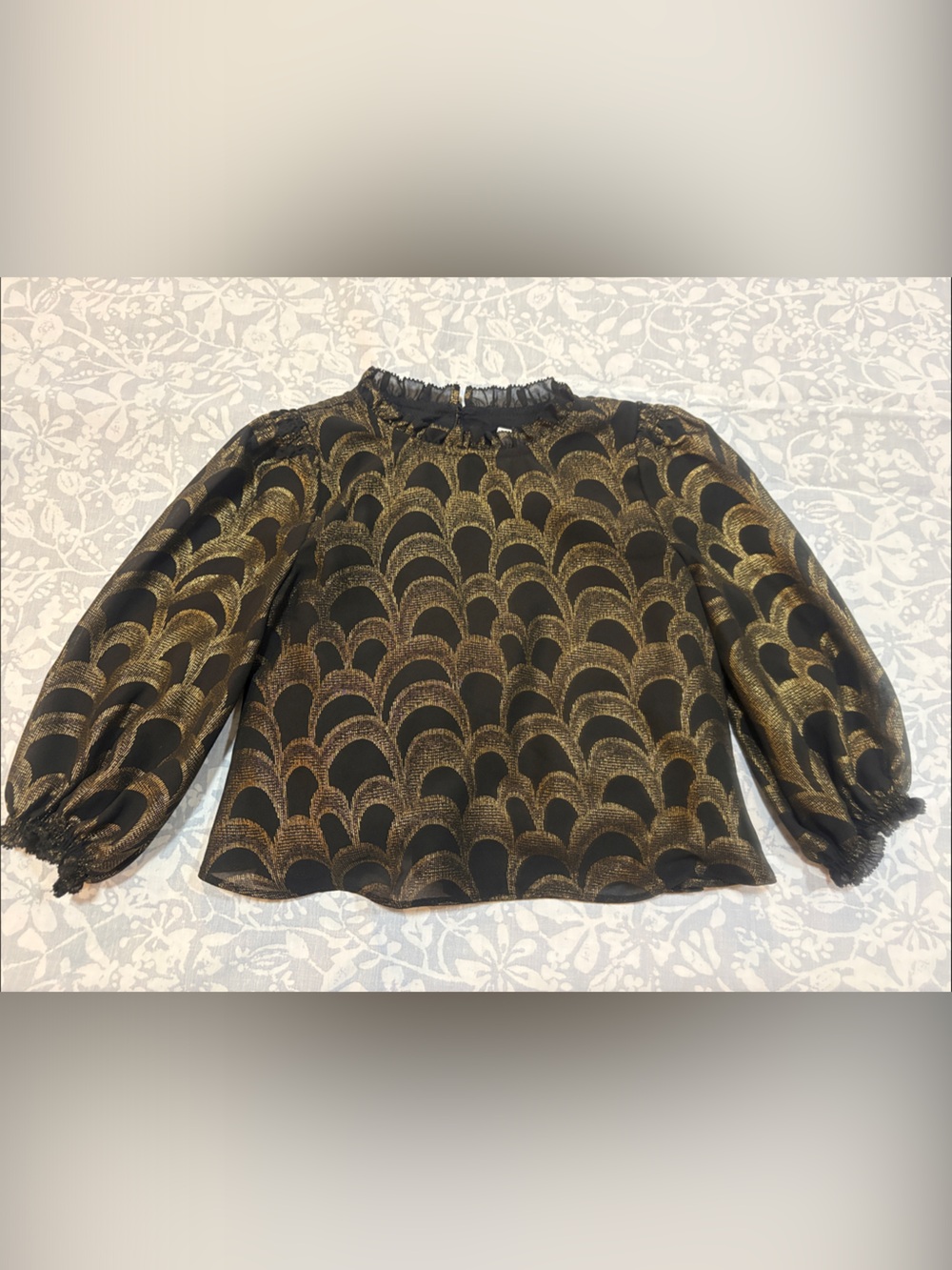 Banana Republic MALI METALLIC JACQUARD TOP FOR BABY + TODDLER